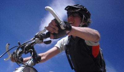 Tracey Binks Cycling on the tour with redspokes Tracey Binks Cycling on the tour with redspokes