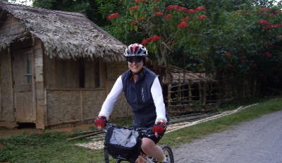 Melva Correa Cycling on the tour with redspokes Melva Correa Cycling on the tour with redspokes