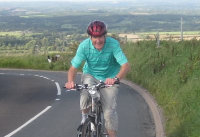 Tony Duckworth Cycling on the tour with redspokes Tony Duckworth Cycling on the tour with redspokes