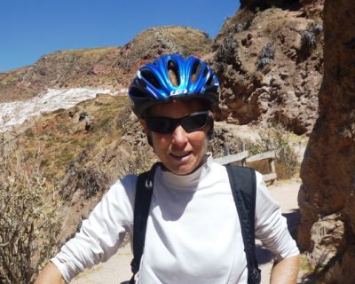 Patricia Caro Cycling on the tour with redspokes Patricia Caro Cycling on the tour with redspokes